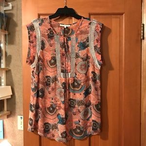 Daniel Rainn paisley blouse